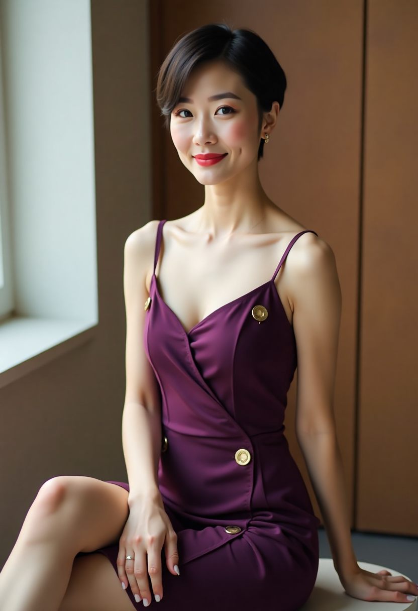 维洛里的粉色围巾海报